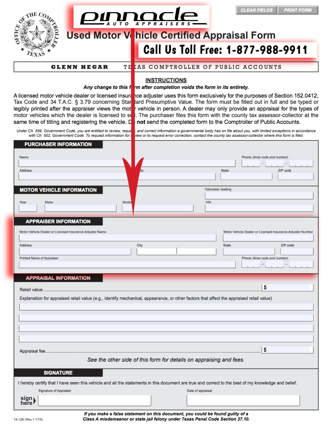 form 14 128
